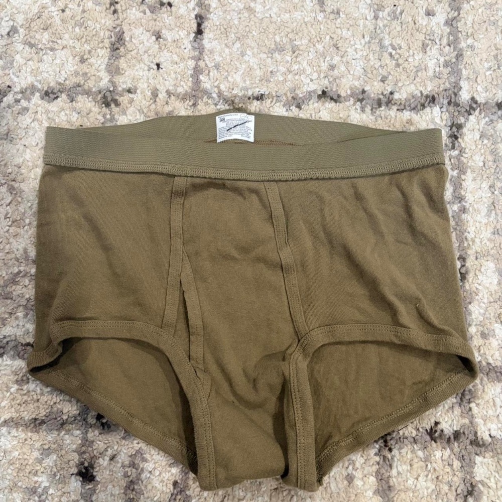 CAC Military Green Briefs Size 38"